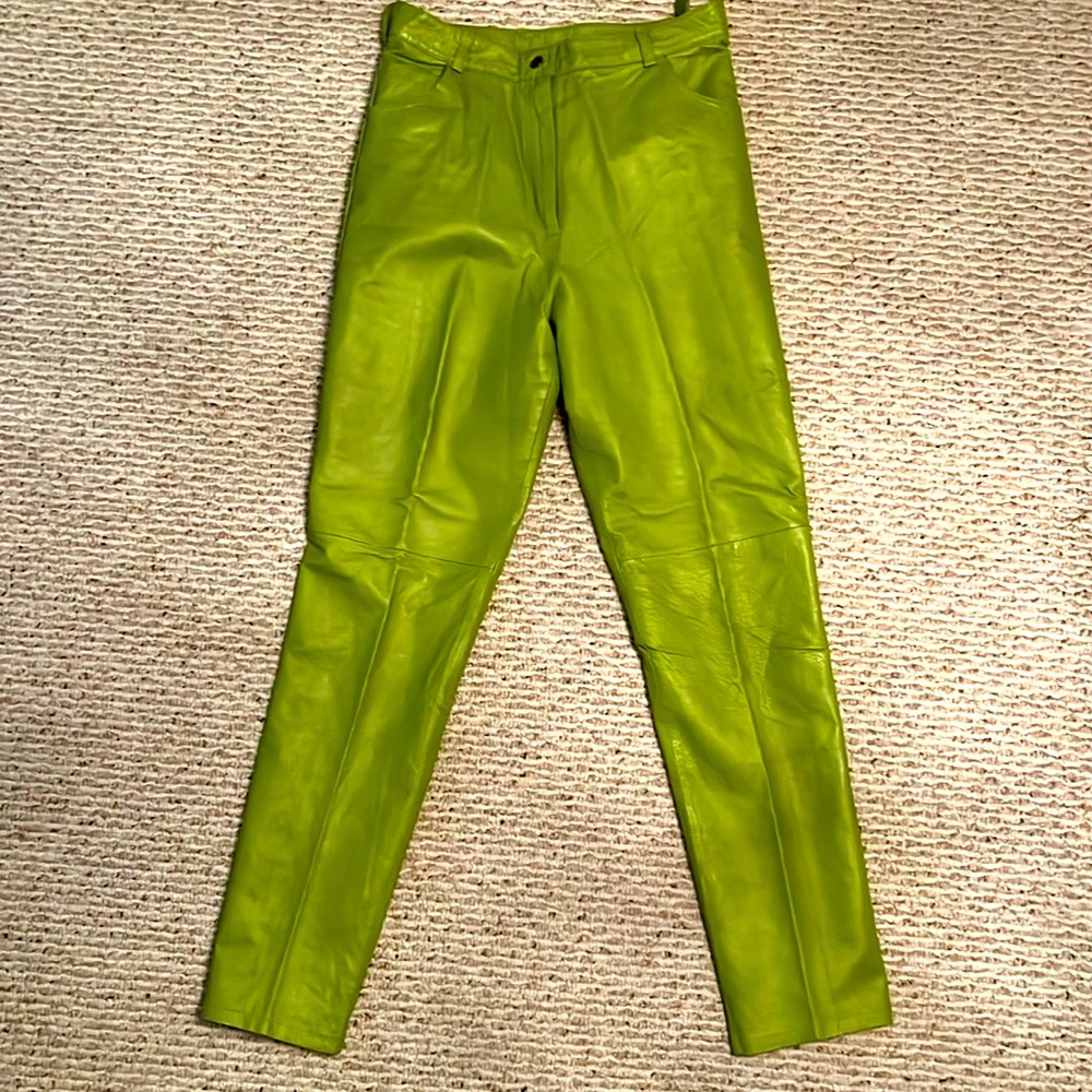 Ladies genuine leather pants